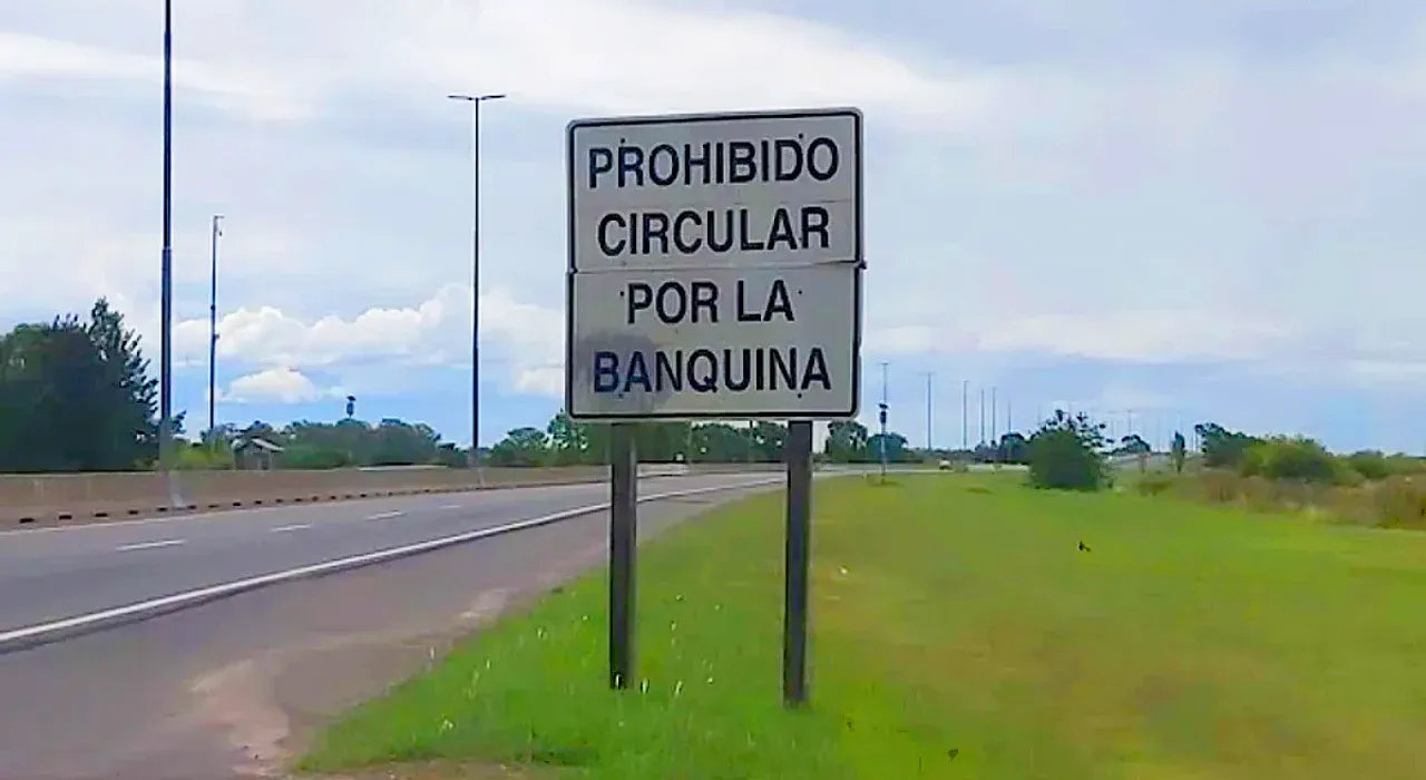 cartel banquina