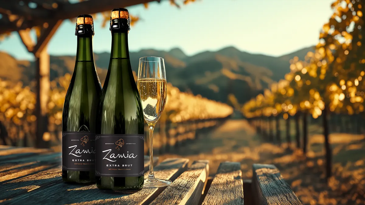 Producción argentina de champagne